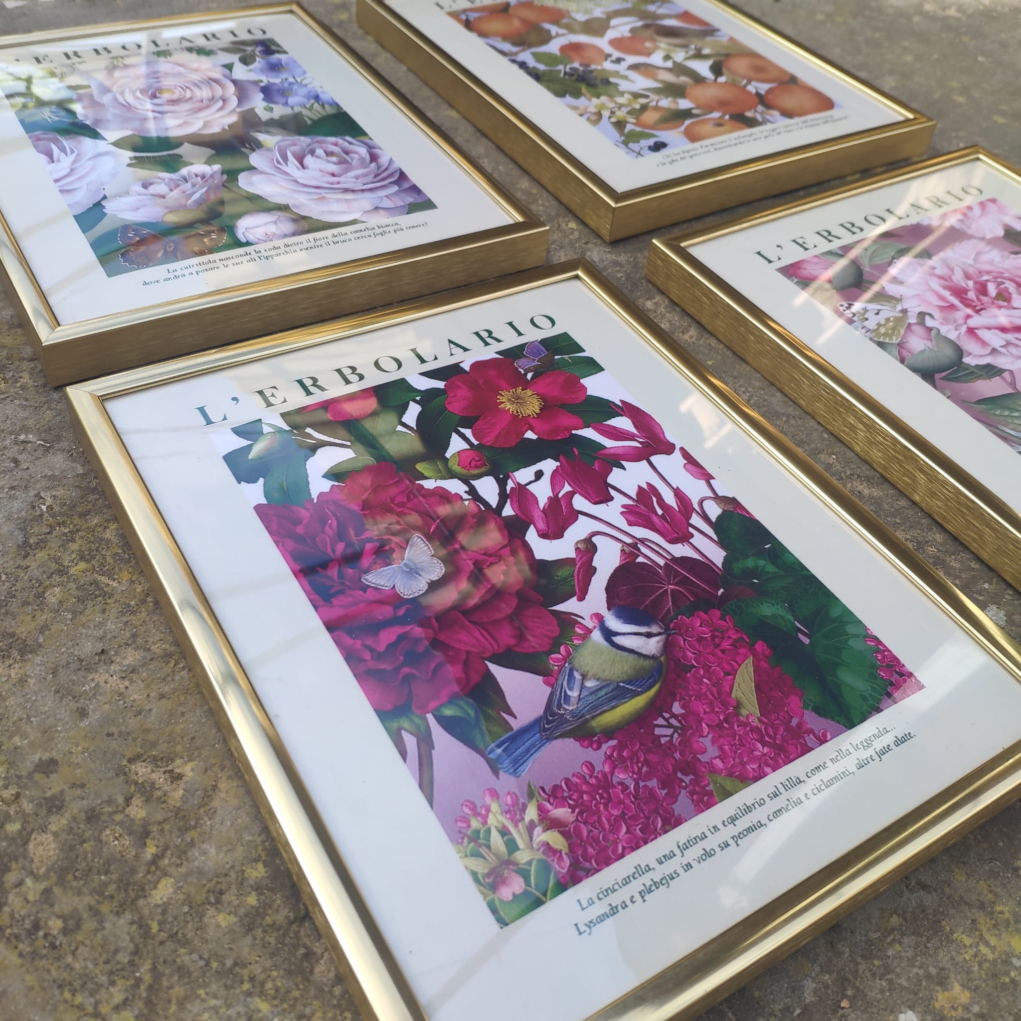 Marcos dorados metálicos botánicos - Imagen 4