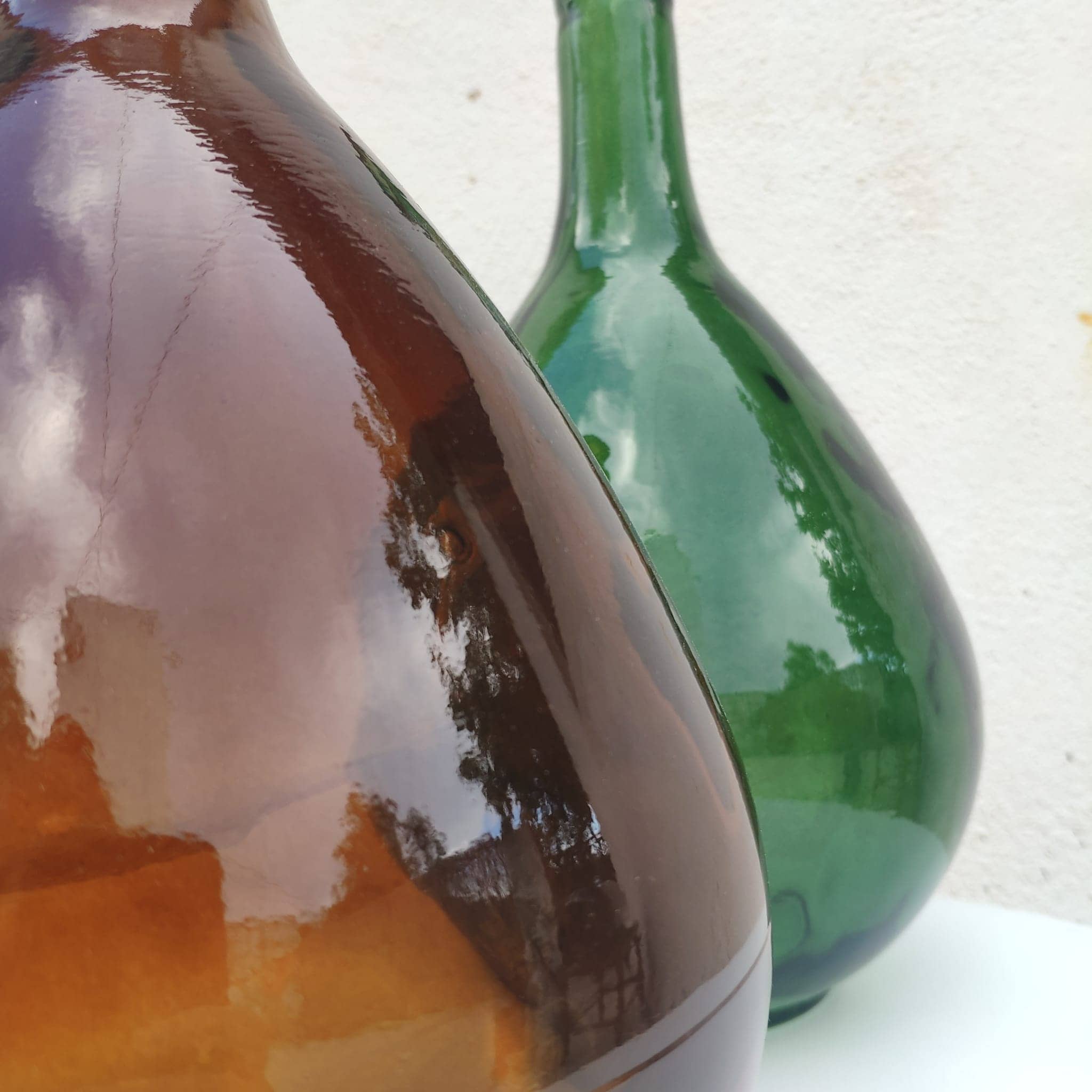 Damajuanas color verde botella y ámbar - Imagen 7