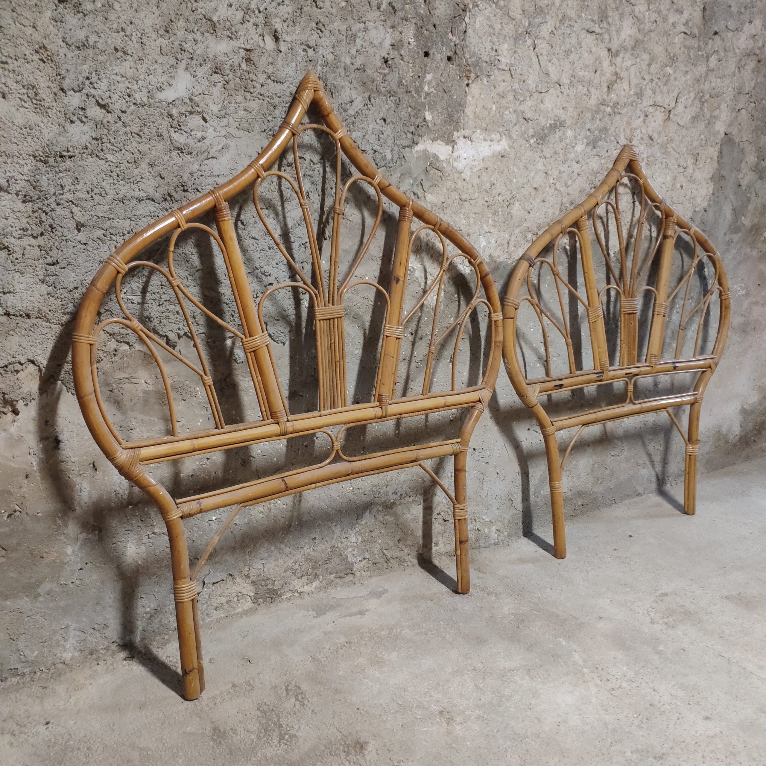 Cabecero mimbre india