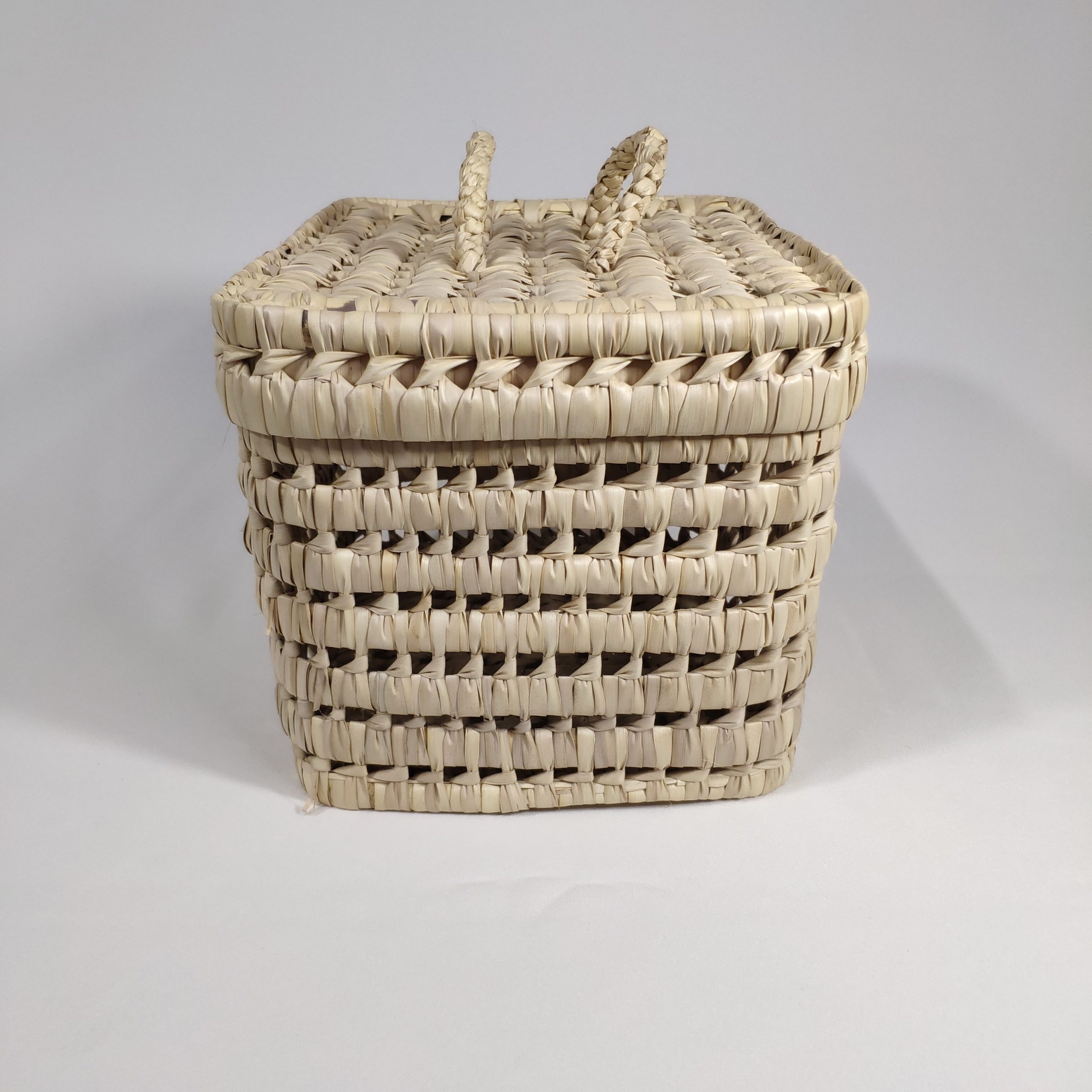 cesta cofre hoja de palma unico deco