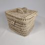 cesta cofre hoja de palma unico deco
