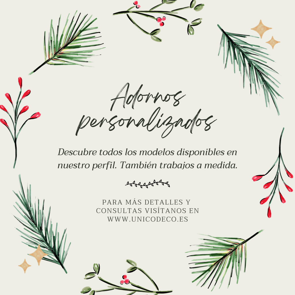 Adorno personalizado bordado con la cara de tu perro